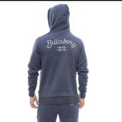 [ビラボン] メンズ KNIT FLEECE ジップパーカー ネイビーLのサムネイル