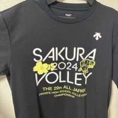 DESCENTE SAKURA VOLLEY 2024 Tシャツ L - メルカリ