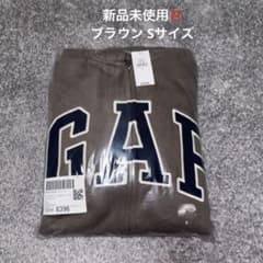 新品 GAPジップアップパーカー ブラウン S♡♡のサムネイル