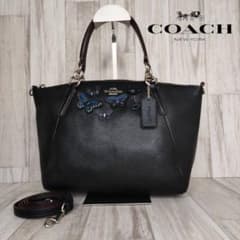 55 COACH コーチ レザー 2WAY ハンドバッグ ショルダーバッグ - メルカリ