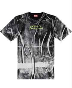 【DIESEL/ディーゼル】グラフィックプリント Tシャツ 新品タグ付きのサムネイル