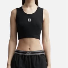LOEWE アナグラム クロップド タンクトップ ブラック - メルカリ