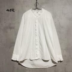 良品 45R フォーティファイブアール タックフリルレースシャツ