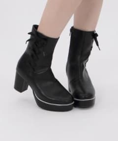 axes ラメチップブーツ S ブラックのサムネイル