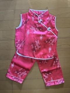 チャイナ服　子供服　90   女の子　上下セットのサムネイル