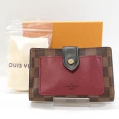 良品】ルイヴィトン（ダミエ）ポルトフォイユ・ジュリエット ボルドー