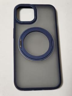 MagSafe対応 iPhone14無印用ケース スタンド機能付き ブルーのサムネイル