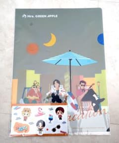 Mrs.GREEN APPLE 一番くじ　H賞 クリアファイル　ビターバカンスのサムネイル