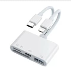 4 in 1 USB-C Lightning カードリーダーアダプターのサムネイル