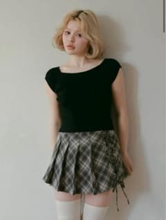 andmary Elle ribbon knit topsのサムネイル
