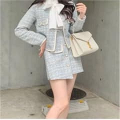 titty&Co.PETIT ファンシーツイードジャケットスカートセットアップのサムネイル