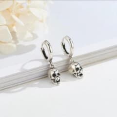 スカルピアス コスプレ ハロウィン ロック ピアス ドクロ ゴシック パンク