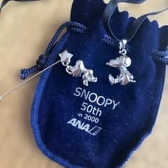 SNOOPY 50th ANA コラボ ネックレス 2000年記念 プラチナ - メルカリ