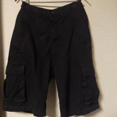 OLD STUSSY カーゴショーツ ブラック 34インチのサムネイル