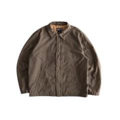 希少】90s ランズエンド 短丈 中綿 コットンダック ドリズラー