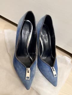 DIESEL デニム ジッパーハイヒールのサムネイル