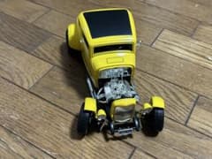 1/18】1932 フォード クーペ ホットロッド ミニカー イエロー - メルカリ