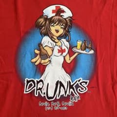 DR.UNK'S BAR C.Cサクラパロディ ビンテージ Tシャツのサムネイル
