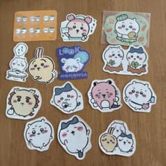 ちいかわ　ダイカットステッカー　シール　うさぎ　シーサー　ハチワレ　ファミマのサムネイル