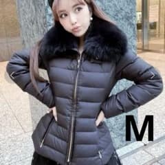 eimy istoire フォックスファーショートダウン ブラック M - メルカリ