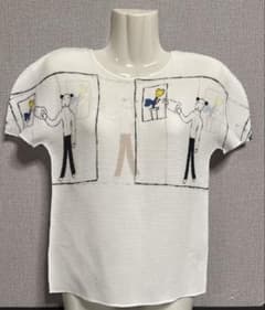 イッセイミヤケ me 半袖Tシャツ 中古・古着通販】me ISSEY MIYAKE (ミーイッセイ ミヤケ) 半袖