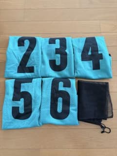 美品　ビブス　グリーン　5枚のサムネイル