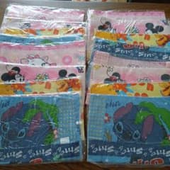 디즈니 주니어 베개 커버 28 × 39cm 4 종류 4 세트