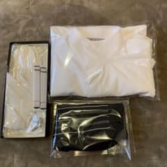結婚式　モーニング用ウィングカラーシャツLサイズ　小物セットのサムネイル