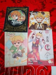 鬼滅の刃 我妻 善逸 バースデイ 缶バッジ 2021 ジャンプ ショップ