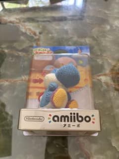 amiibo あみぐるみ ヨッシー みずいろ 青 アミーボ ウールワールド
