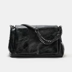 ZARAザラ ロックフラップショルダーバッグ 黒のサムネイル