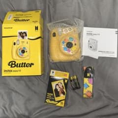 未使用instax mini 11 BTS Butter フィルム付のサムネイル