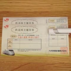 【本日限定値下げ】JR九州　株主優待券　二枚のサムネイル