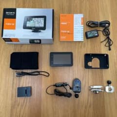ポータブルナビ　nav-u SONY NV-U77V オプションアルミマウント付のサムネイル