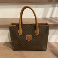 CELINE マカダム柄 ミニトートバッグ