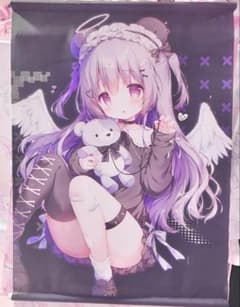 d*2様 桃豆こまもち　B2タペストリーのサムネイル