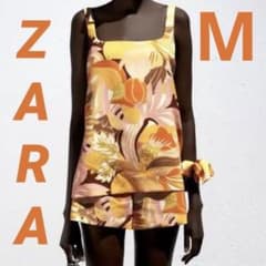 【ZARA】リーフ プリント タンクトップのサムネイル