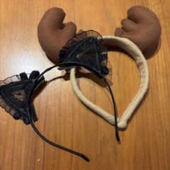 カチューシャ ２個セット　コスプレ小物のサムネイル