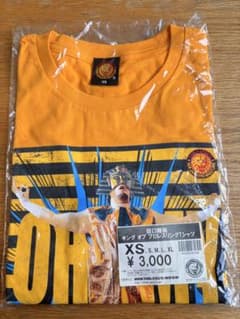 新日本プロレス Tシャツ XS オレンジのサムネイル