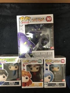 EVANGELION FUNKOPOPフィギュア　4体セットのサムネイル