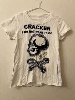 ギャル 平成ギャル ドクロ 骸骨 スカル 半袖 トップス グランジ y2k