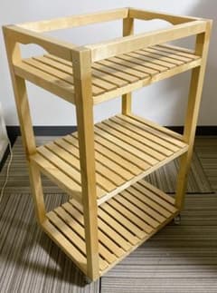 IKEA モルゲル MOLGER 木製収納ワゴン キッチンワゴン - メルカリ