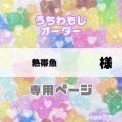 熱帯魚様専用【11/29必着】のサムネイル
