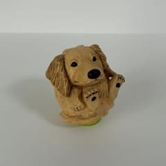 まんまるどうぶつ まんまるいぬ ミニチュアダックスフンド カプセルトイ レトロのサムネイル
