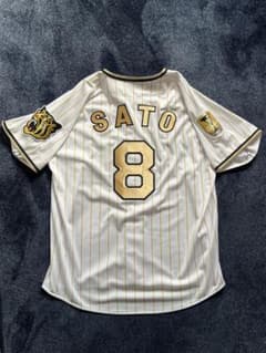 阪神タイガース 佐藤輝明 チャンピオン ユニフォーム 2023 Mサイズ