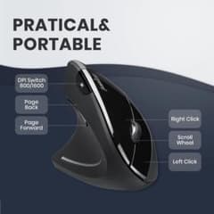 ❣️大幅値下げ❣️PerixxPERIMICE713Lワイヤレスエルゴノミクスマウスのサムネイル