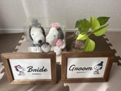 ウェディング　スヌーピー　ぬいぐるみのサムネイル