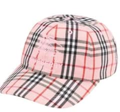 supreme burberry denim 6panel capのサムネイル