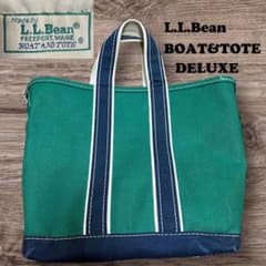 L.L.Beanエルエルビーン 80's 2色 ギザタグ トートバック グリーン エルエルビーン トートバッグ 80s レッド 2色タグ ギザタグ Lサイズ