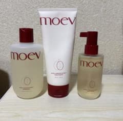 【処分特価】moev シャンプー トリートメント ヘアトニックセットのサムネイル